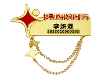 带链腐蚀填漆胸牌